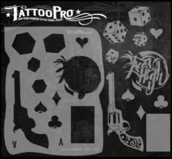 Modecosmetica -Modecosmetica wiser s airbrush tattoo pro stencil guns gamblin